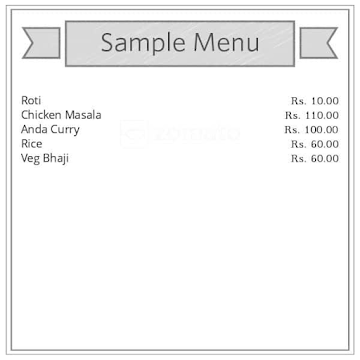 Nanacha Dhaba menu 