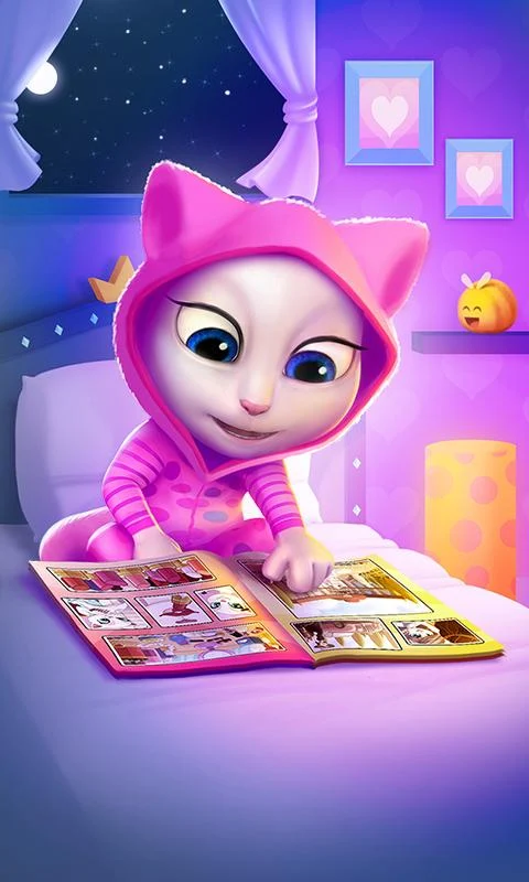   Minha Talking Angela: captura de tela 