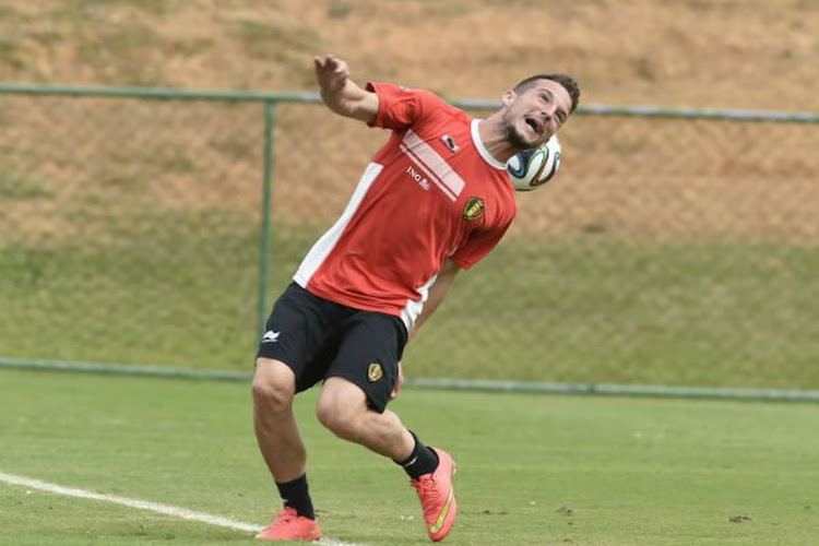 Mertens et Bruno en apéritif avant le Standard