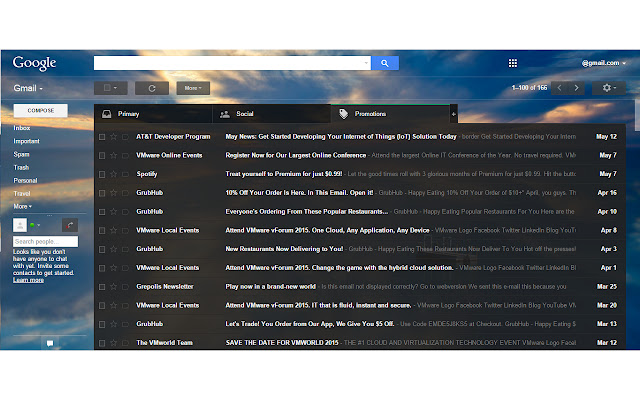 HQ Backgrounds for Gmail™ chrome extension