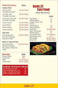 Delhi-27 menu 2