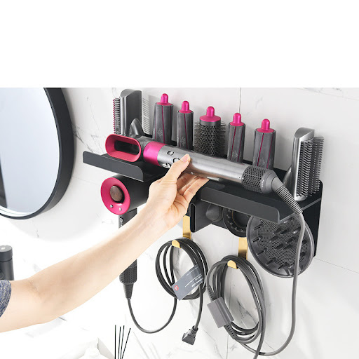 Title 4, Curling Rod Storage Rack and Barber Shop Hair D...