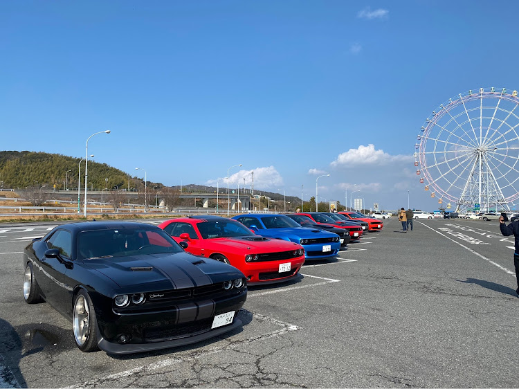 チャレンジャーのツーリング・アメ車好きと繋がりたい・サクソンレーシング・もり家・父母ヶ浜に関するカスタム事例の投稿画像1枚目