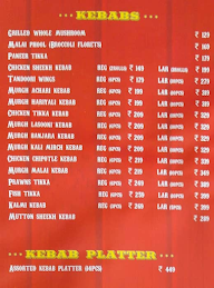 Kebabistaan menu 1