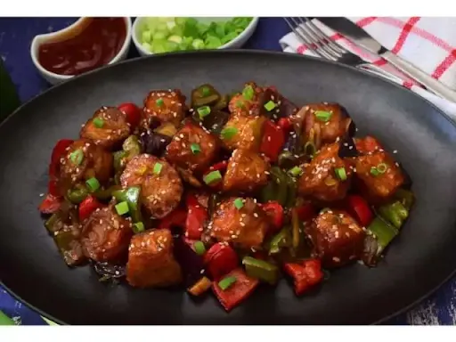 Chilli Paneer dry (8 pcs)