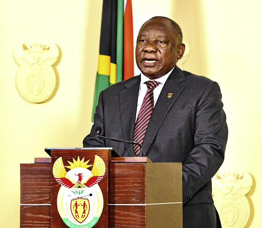 President Cyril Ramaphosa./Siyabulela Duda