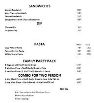 The Pizza Hub menu 1