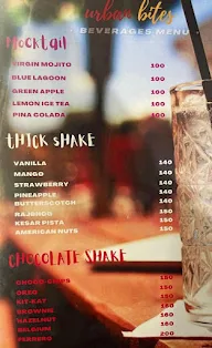 Urban Bites Cafe menu 4