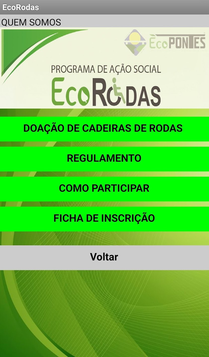 EcoRodas Screen 2
