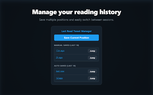 Go to Last Read Tweet for X screenshot 2