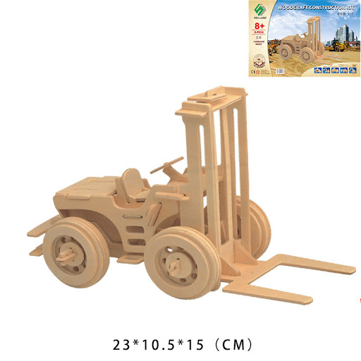 Title 8, 3D wooden puzzle to build. Enjoy hours of fun c...