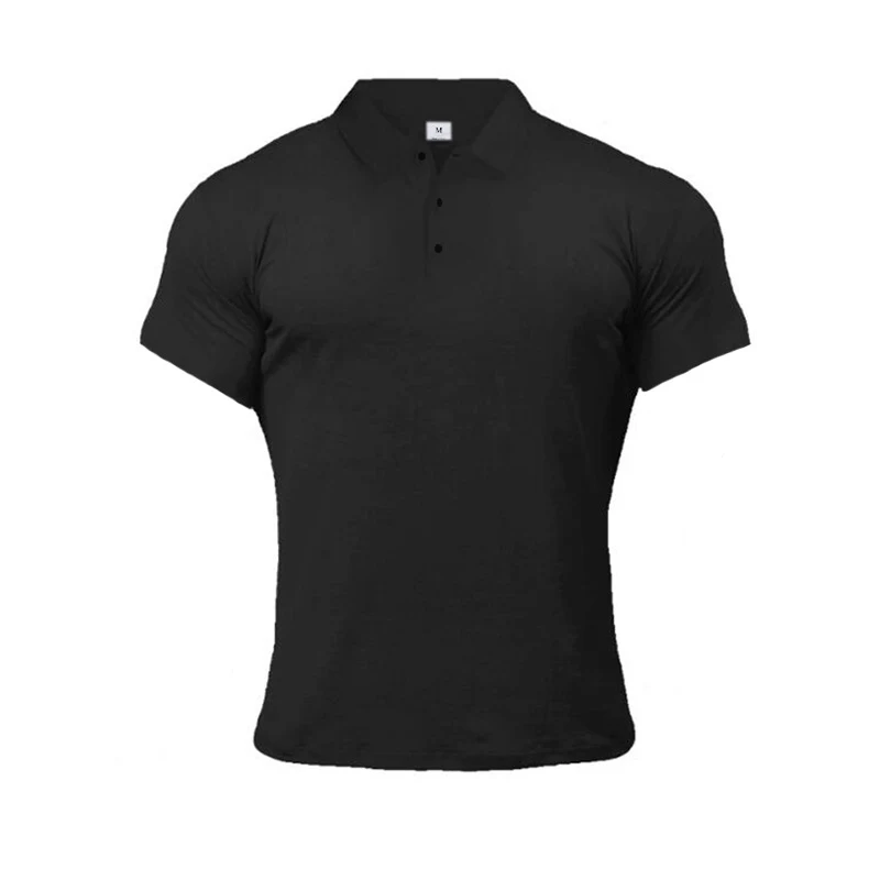 European and American Muscle Men's Summer Sports Short Sleeve Shirt Breathable and Comfortable for Workouts and Outdoor 