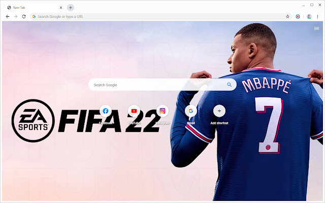 FIFA 22 Hintergrundbilder Neuer Tab