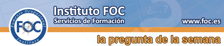 Instituto FOC - La pregunta de la semana