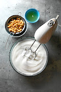 Aquafaba can be whipped up just like egg whites. The secret is to add a pinch of cream of tartar to make the mix more stable.