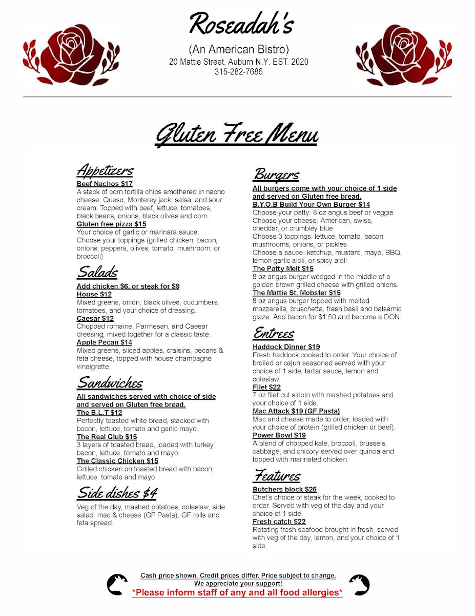 Our menu now also includes fried fish, French fries and more!