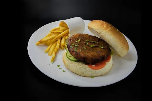 Hot Aloo Tikki Burger