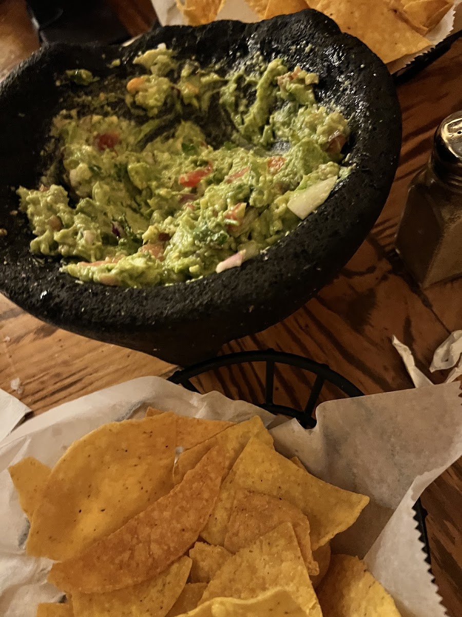 Tableside guacamole! Amazing!