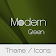 Modern Green Theme  + Icons icon