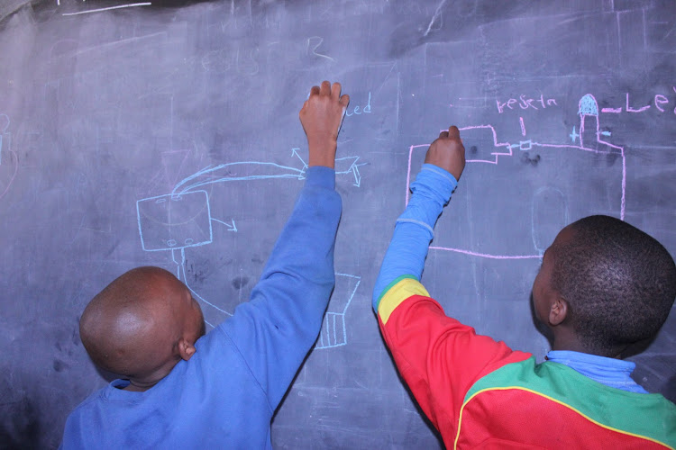 Pupils of Don Bosco Boys' during a Totosci training programme