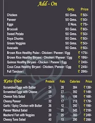 Pro-Diet Kitchen menu 2