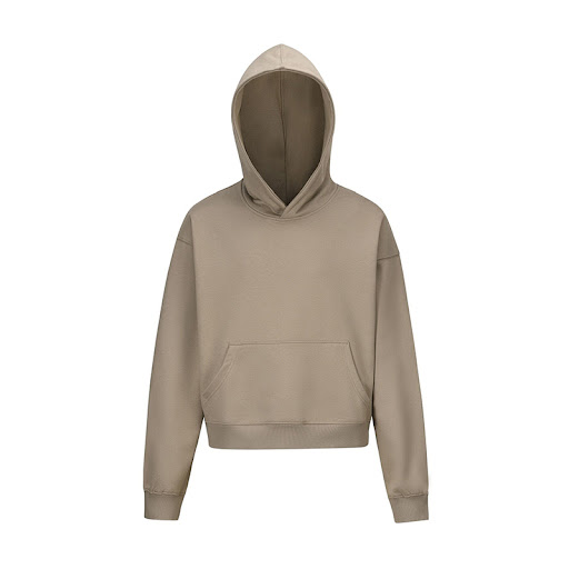 Title 4, Brushed Basic Solid Color Short Hoodie for Men ...