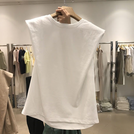 Title 2, Womens Cotton Sleeveless Top, Loose Fit, Hong ...