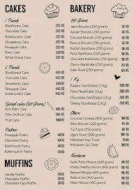 Sonal Bakery menu 1