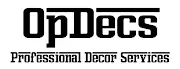 OpDecs - Professional Decor Services Logo