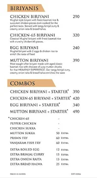 Hello Biriyani menu 1
