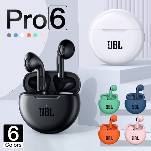 Tai Nghe Bluetooth Không Dây Air Pro 6 Tws Có Mic Cho Apple Iphone Xiaomi Pro6