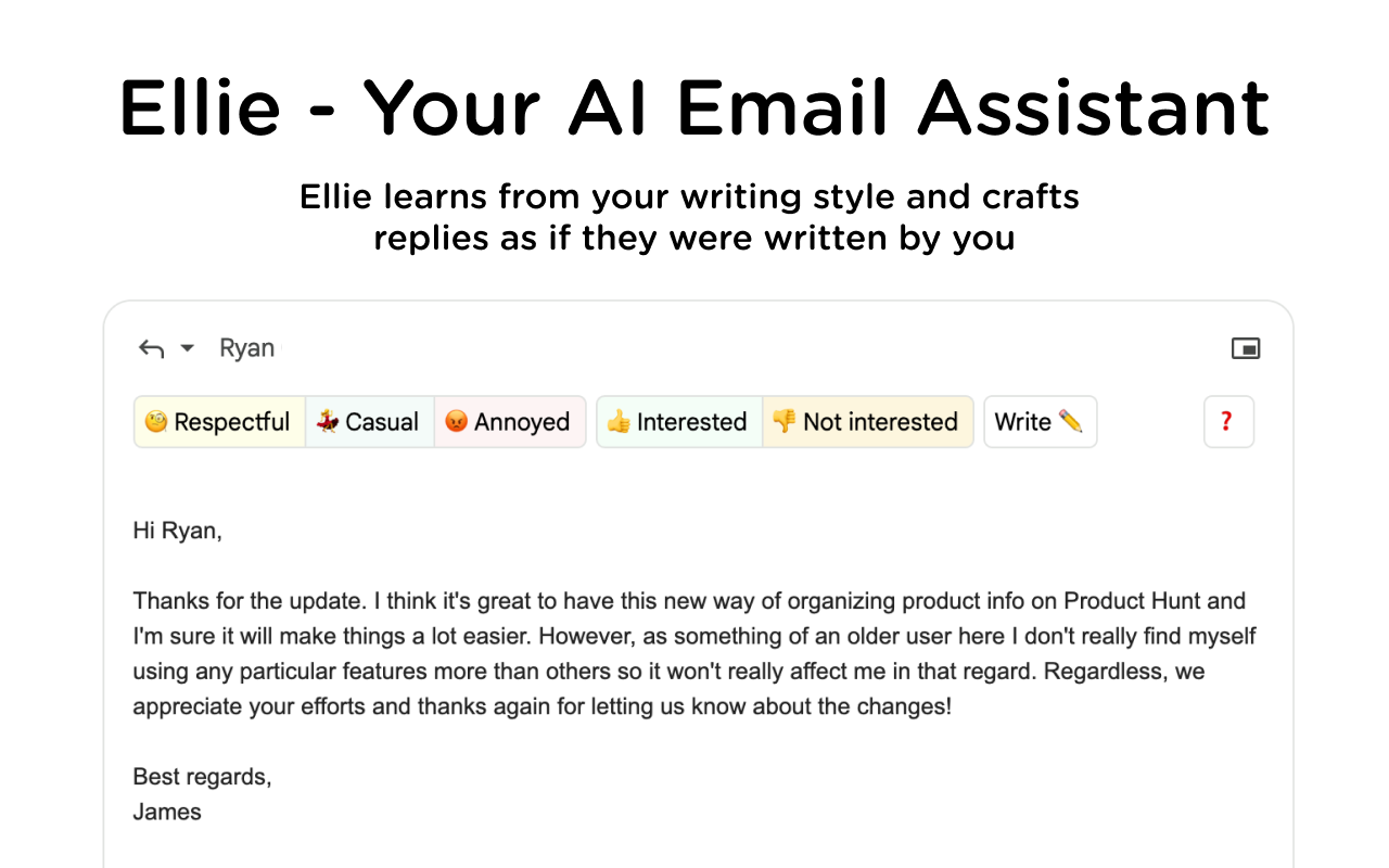 Ellie - Your AI Email Assistant Preview image 1