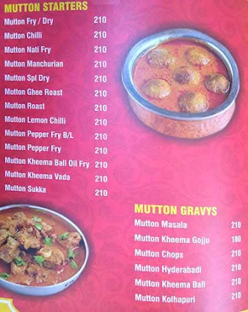 Vyashlli Restaurant menu 