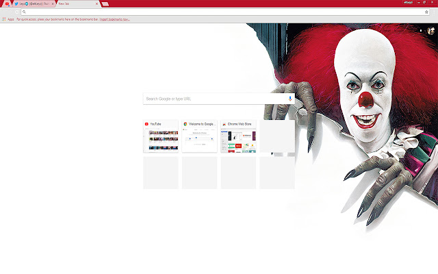 PENNYWISE | I FOUND YOU «IT» FILM chrome extension