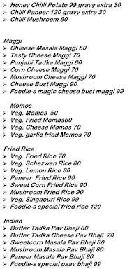 Foodies menu 5