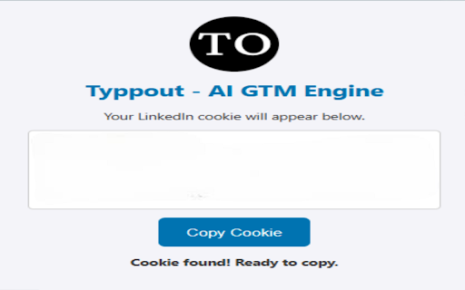 Typpout LinkedIn Cookie Extractor