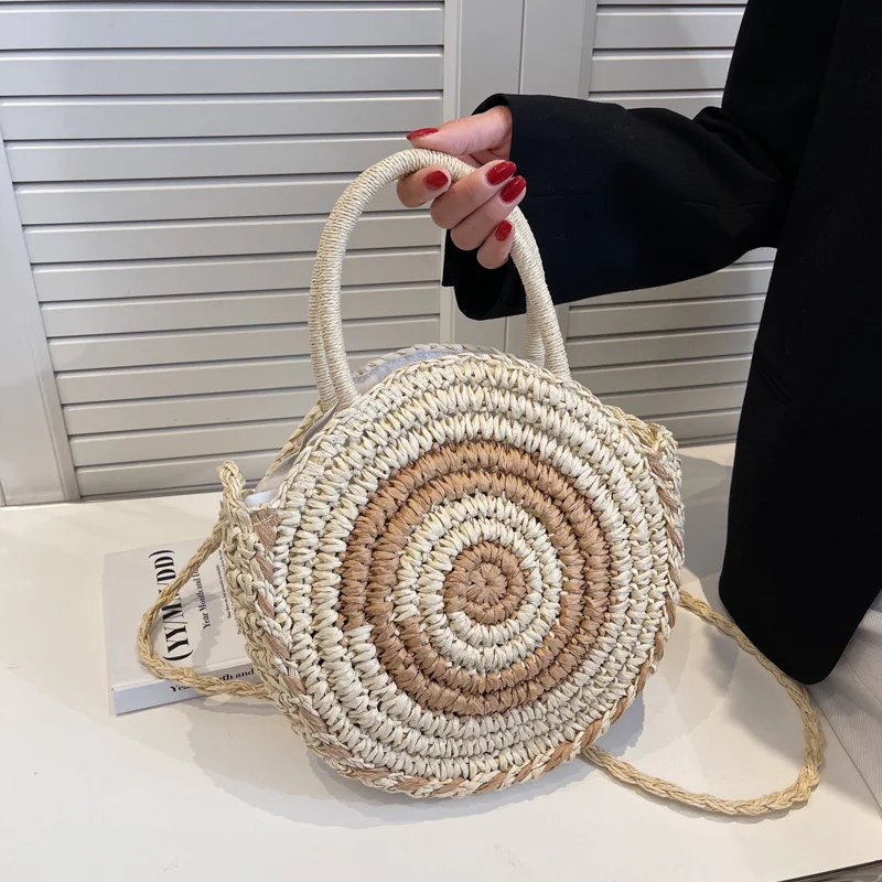 Title 4, Bolso de paja de diseño de nicho de moda para m...