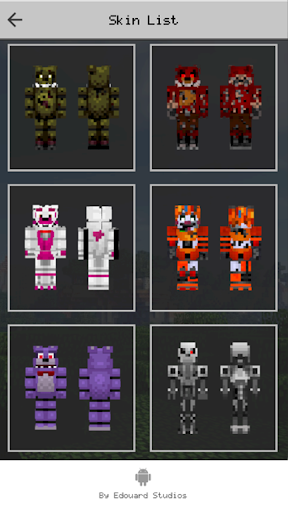 Download Skin Fnaf For Minecraft Pe Free For Android Skin Fnaf For Minecraft Pe Apk Download Steprimo Com