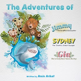 The Adventures of Jimmy the Giraffe, Sydney the Shark and Gia The Grizzly Bear cover