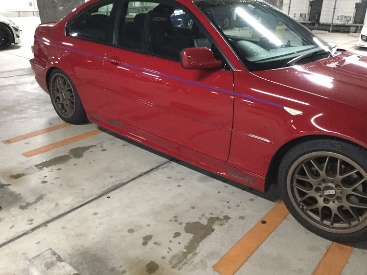 318Ciのオートプラネット名古屋 〜Cars&Coffee〜・安定子守！だか少しは車のお写真も！・雨の中の立駐作業！・テーマパーク化の愛車🤣に関するカスタム事例の投稿画像14枚目