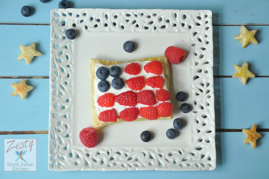 Patriotic Puff pastries