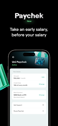 Screenshot Uni : Next-gen cards & Paychek