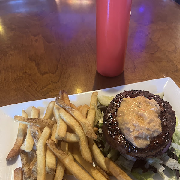 Did the bar burger & fries without bun