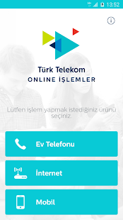 Online İşlemler – Ev Telefonu Screenshot