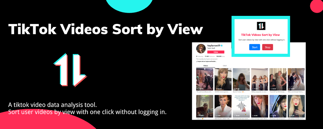 TikTok Videos Sort by View Preview image 1