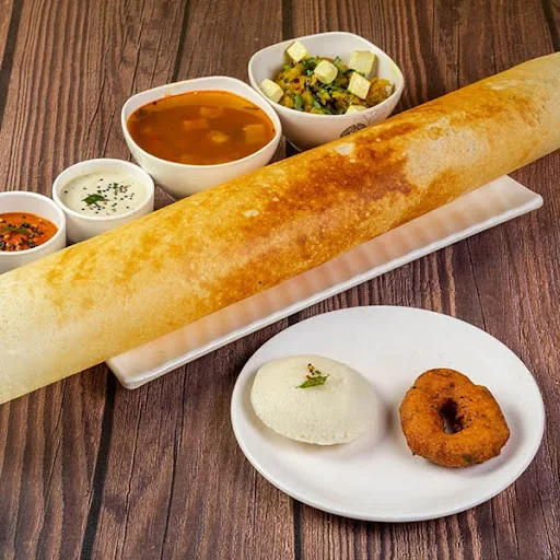 1 Plain Dosa + 1 Steamed Idly + 1 vada