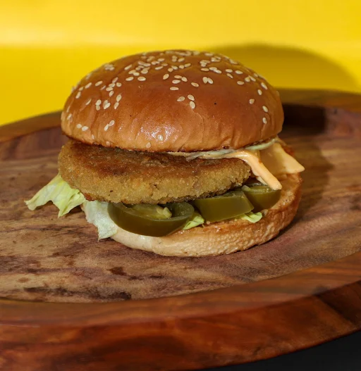 Schezwan Chicken Burger