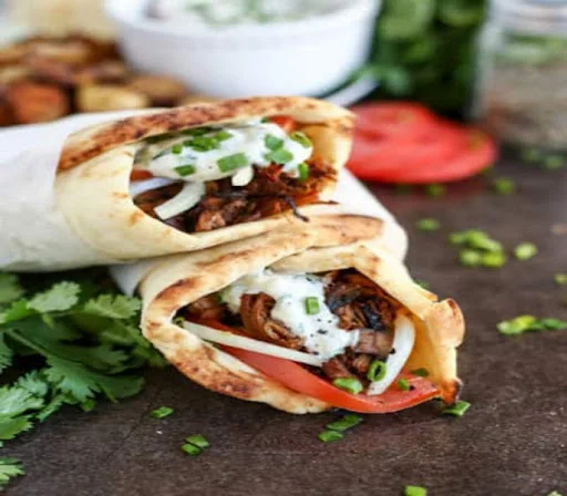 Desi Bbq Chicken Wrap