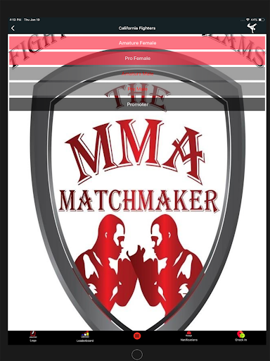 The MMA Match Maker