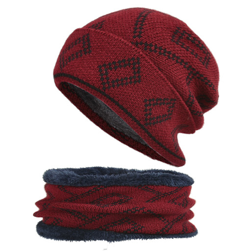 Title 3, Hedging Hat with Thick Square Pattern Keeps You...